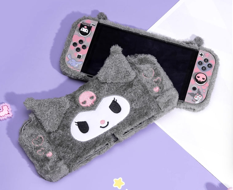 Kuromi Plush Switch OLED Protective case