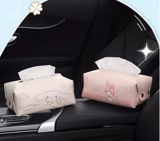 Sanrio My Melody Cinnamoroll Car Tissue Box