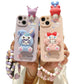 Kuromi and My melody phone case Cute bunny iphone case