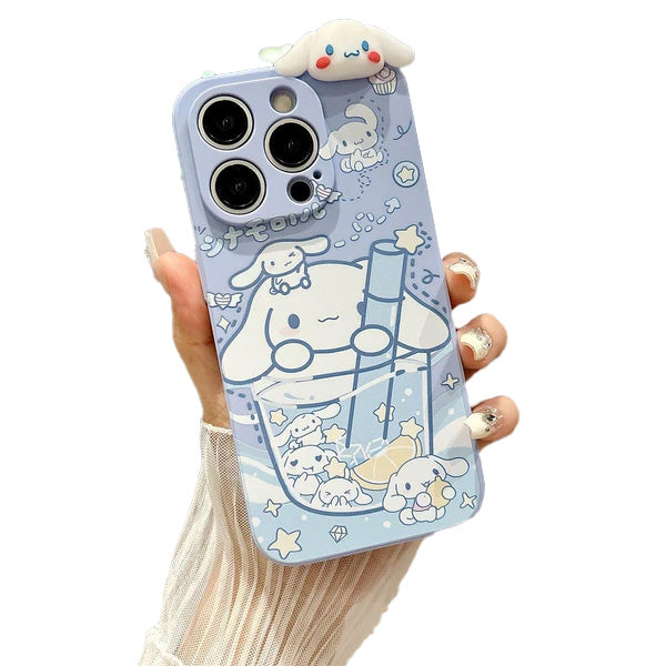 Pochacco and Cinnamoroll phone case