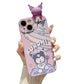 Kuromi and Hello Kitty Astronaut phone case