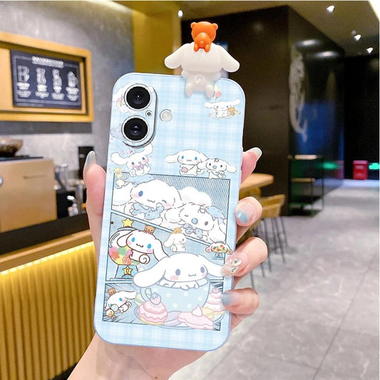 My melody and Cinnamoroll phone case