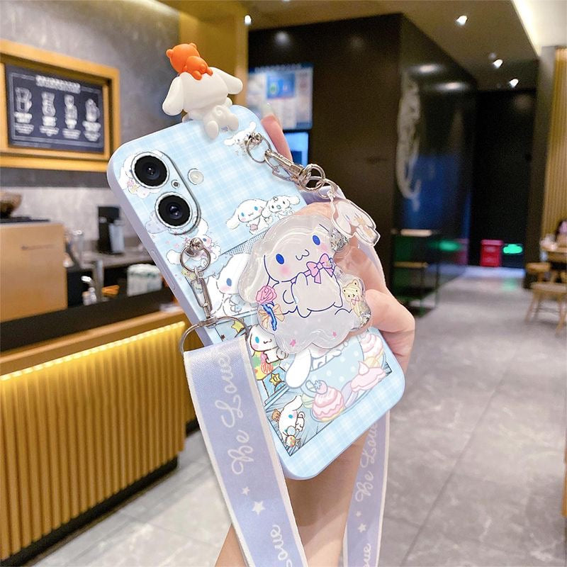 My melody and Cinnamoroll phone case