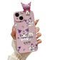 Kuromi with Cute bear phone case