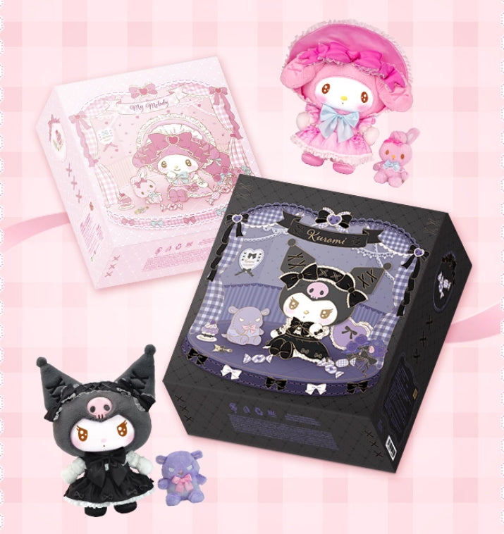 Kuromi and My melody Sweet Fairy Tale Series Plush Doll Figures