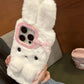 Kawaii Bunny Furry iPhone Case