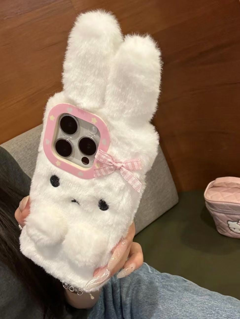 Kawaii Bunny Furry iPhone Case