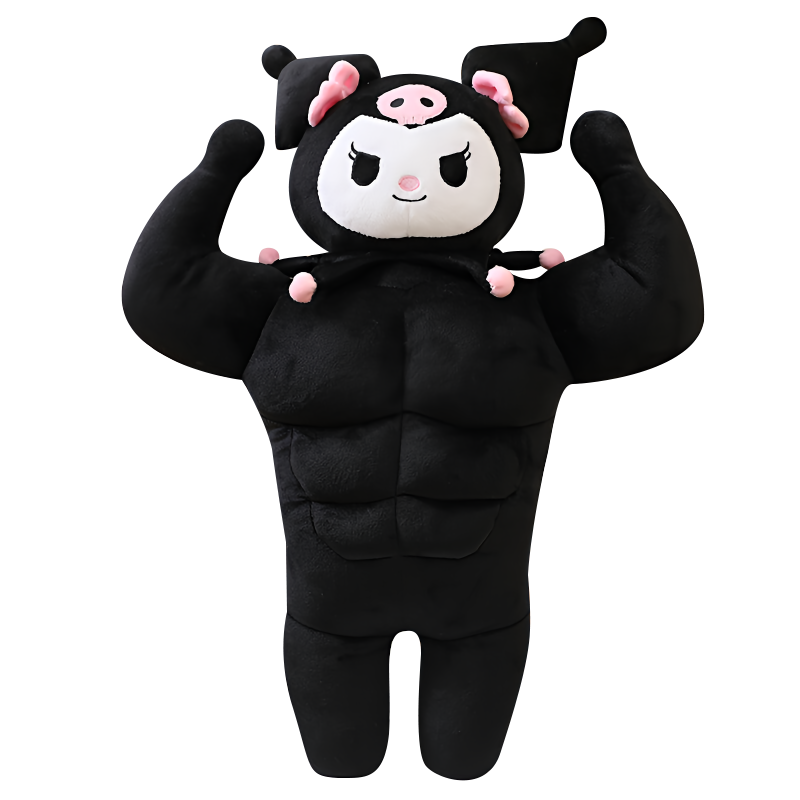 Sanrio Plush Funny Muscle Doll Creative Gift