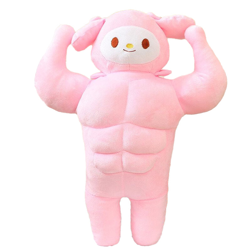 Sanrio Plush Funny Muscle Doll Creative Gift