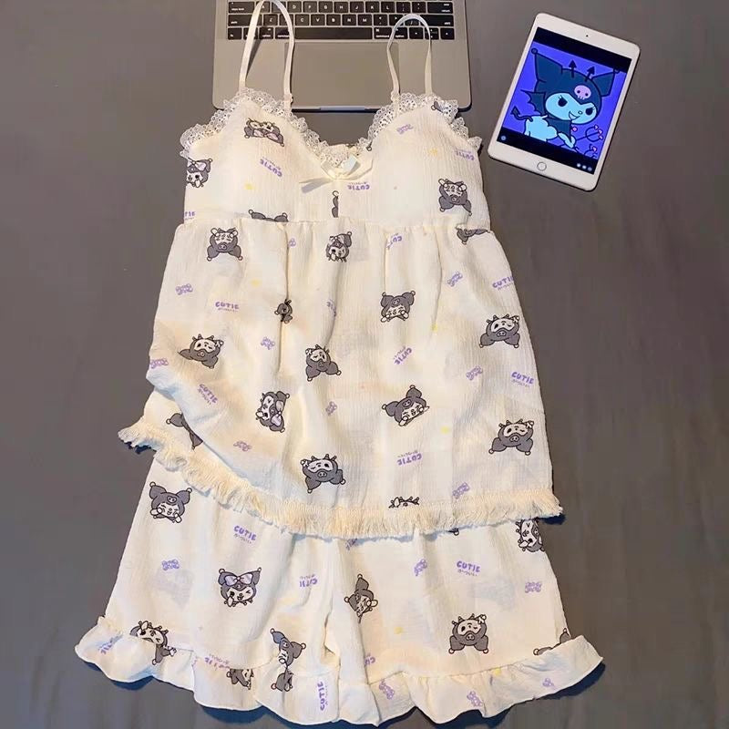 Kuromi 3-piece homewear/pajamas set