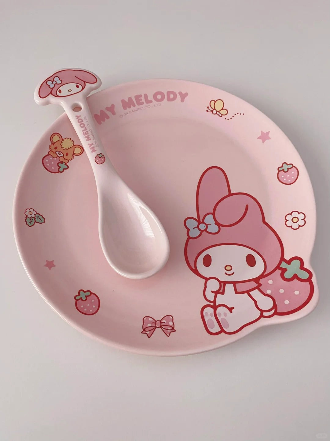 Sanrio Strawberry design tableware set