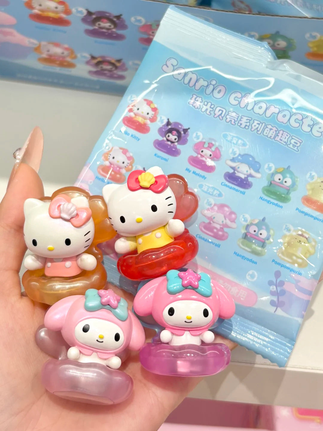 Sanrio Shell Series Mini Bean Figure Blind Bag with Lighting Up