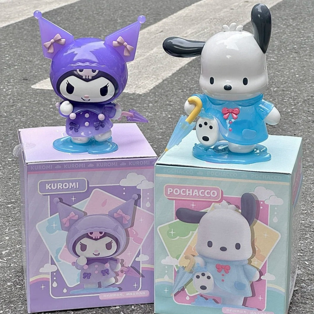 Kuromi and Pochacco raining day big figure 7inch