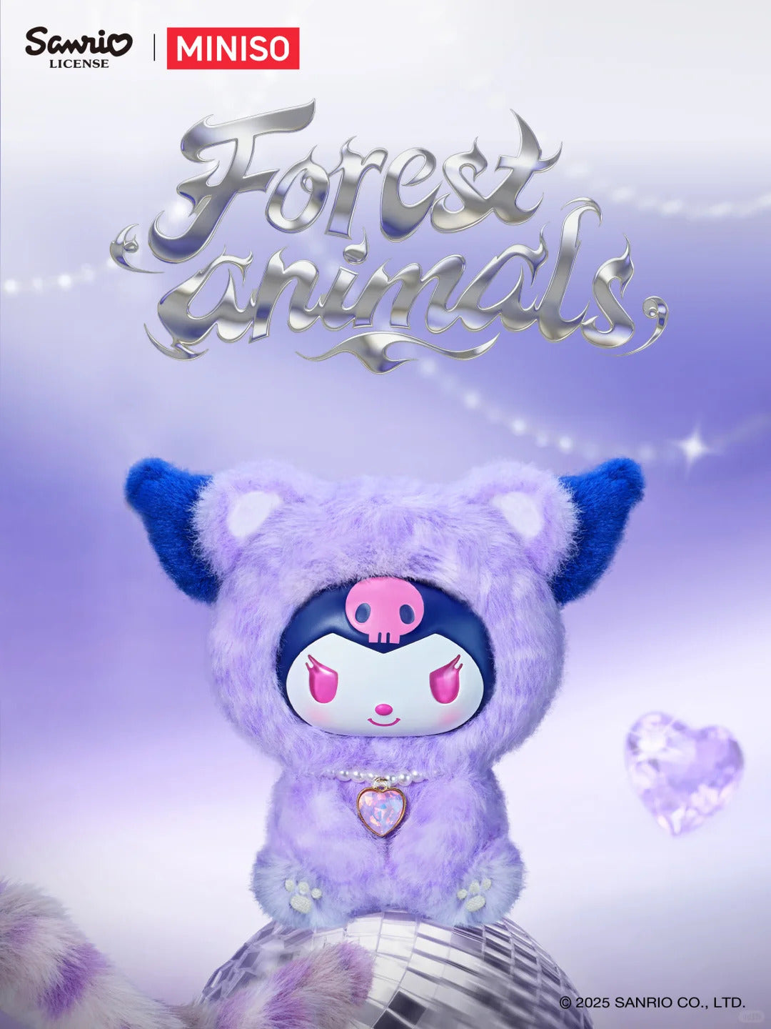 Sanrio Forest Animals Series Vinyl Plush Blind Box Keychain