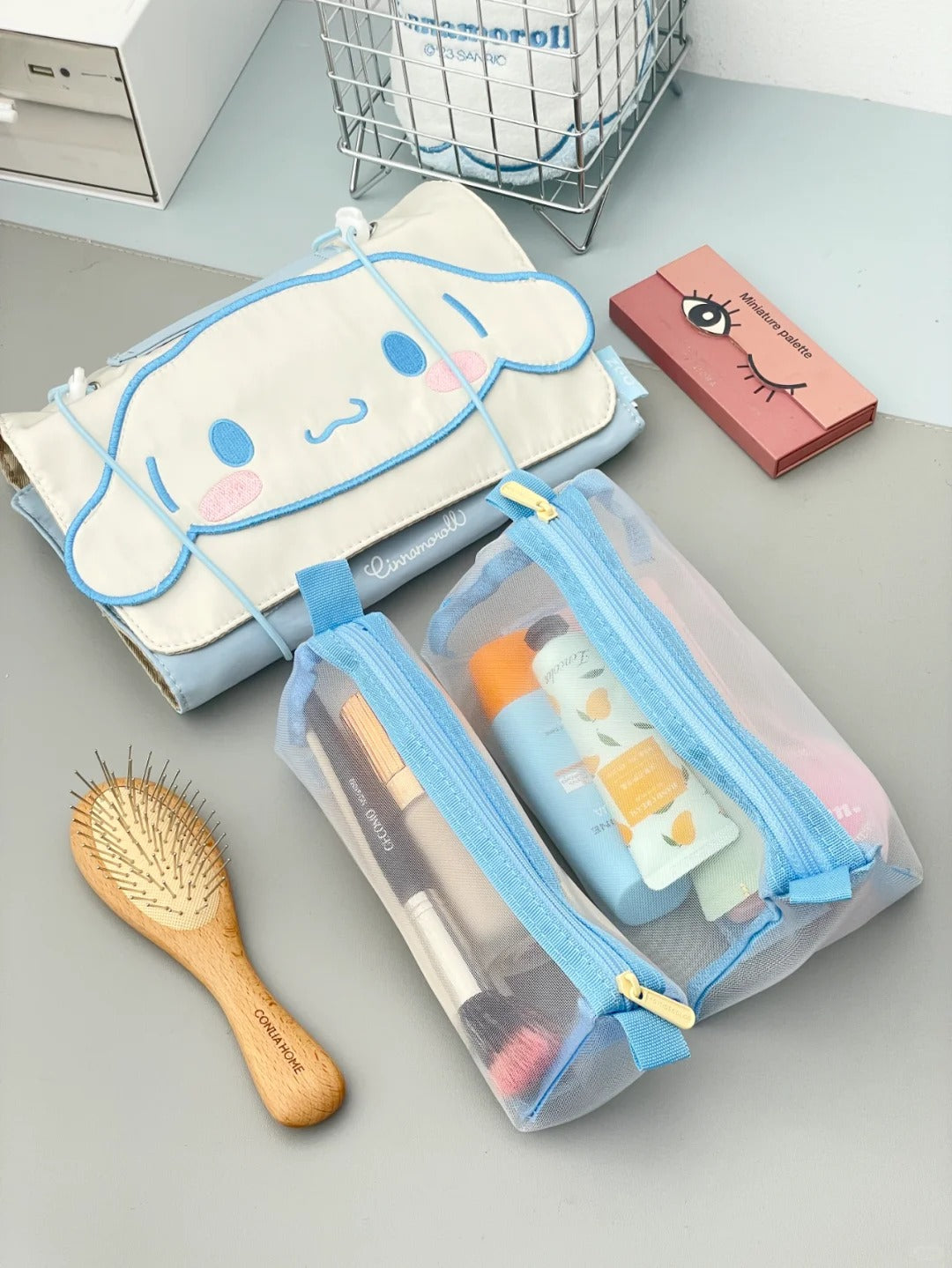 Cinnamoroll Portable  Folding Cosmetic Bag