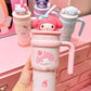 Sanrio Tumbler with Handle Stainless Steel Insulated Cup with Lid 700ml