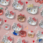 Sanrio Bonbon Drop Seal 3D Sticker Crystal 3D DIY Decoration Stickers