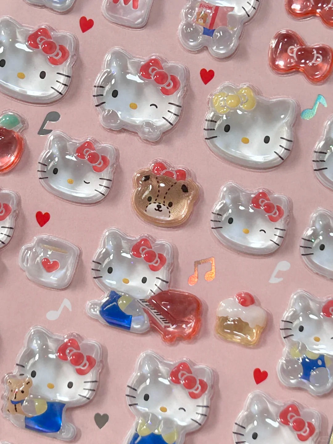 Sanrio Bonbon Drop Seal 3D Sticker Crystal 3D DIY Decoration Stickers