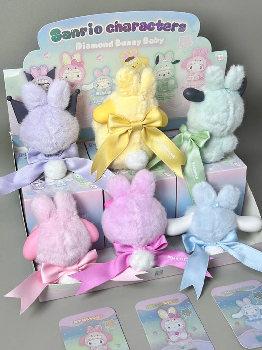 Sanrio Diamond Bunny Baby  Vinyl Plush Doll Series Blind Box