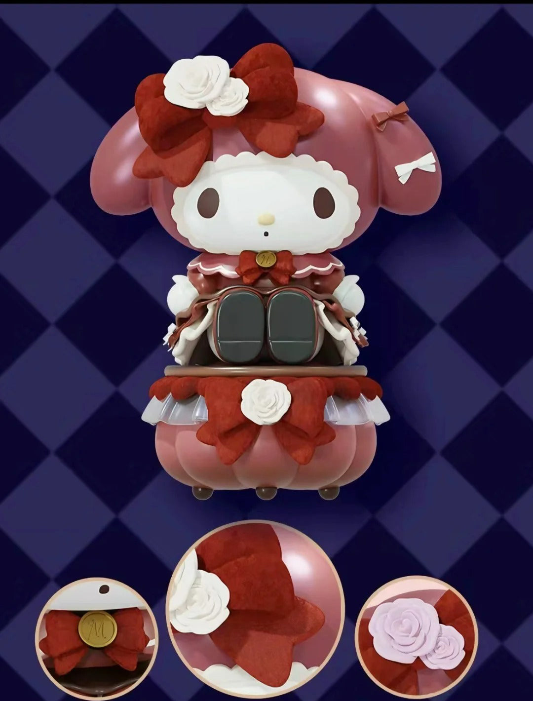 Kuromi and My melody Multiflora rose and Rose Figure