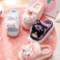 Sanrio Plush Fluffy Slippers House Slippers