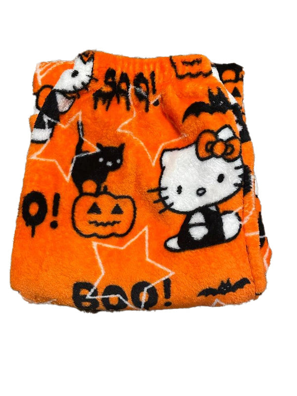 Hellokitty Halloween Fuzzy Pants