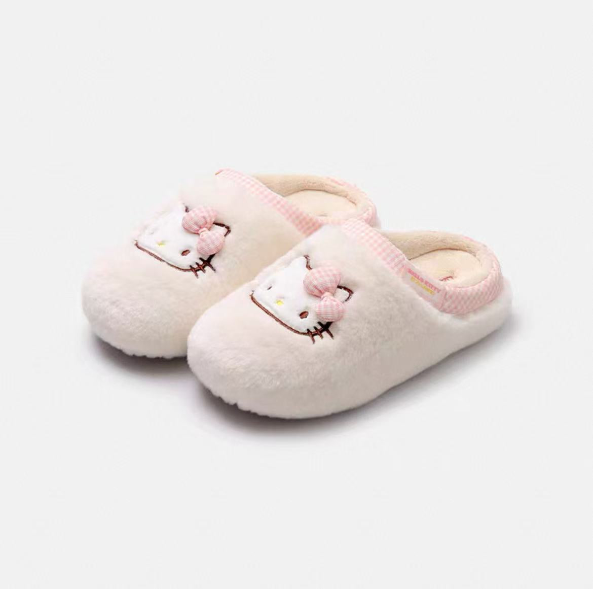 Hello Kitty Fuzzy Slippers House Shoes