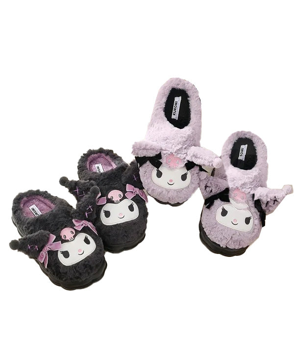 Kuromi Plush Slippers House Slippers