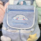 Sanrio Plush Backpack Women's Plush Drawstring Backpack Large capacity