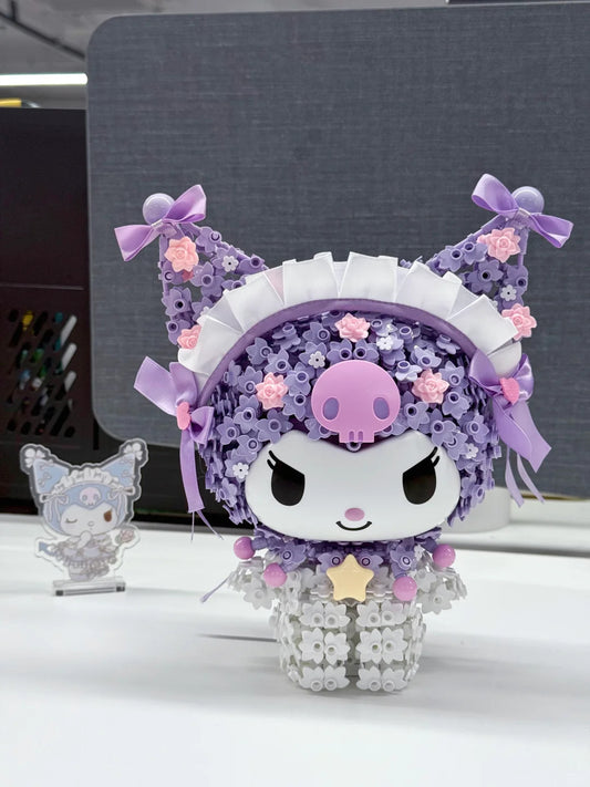 Kuromi and My melody Rose Ganden building blocks figures