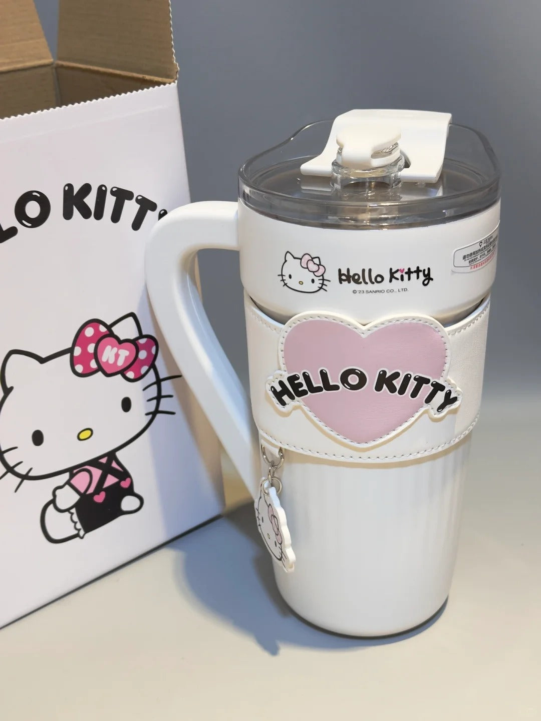 Sanrio 40 oz Tumbler , Stainless Steel Insulated Cup with Lid  Straw