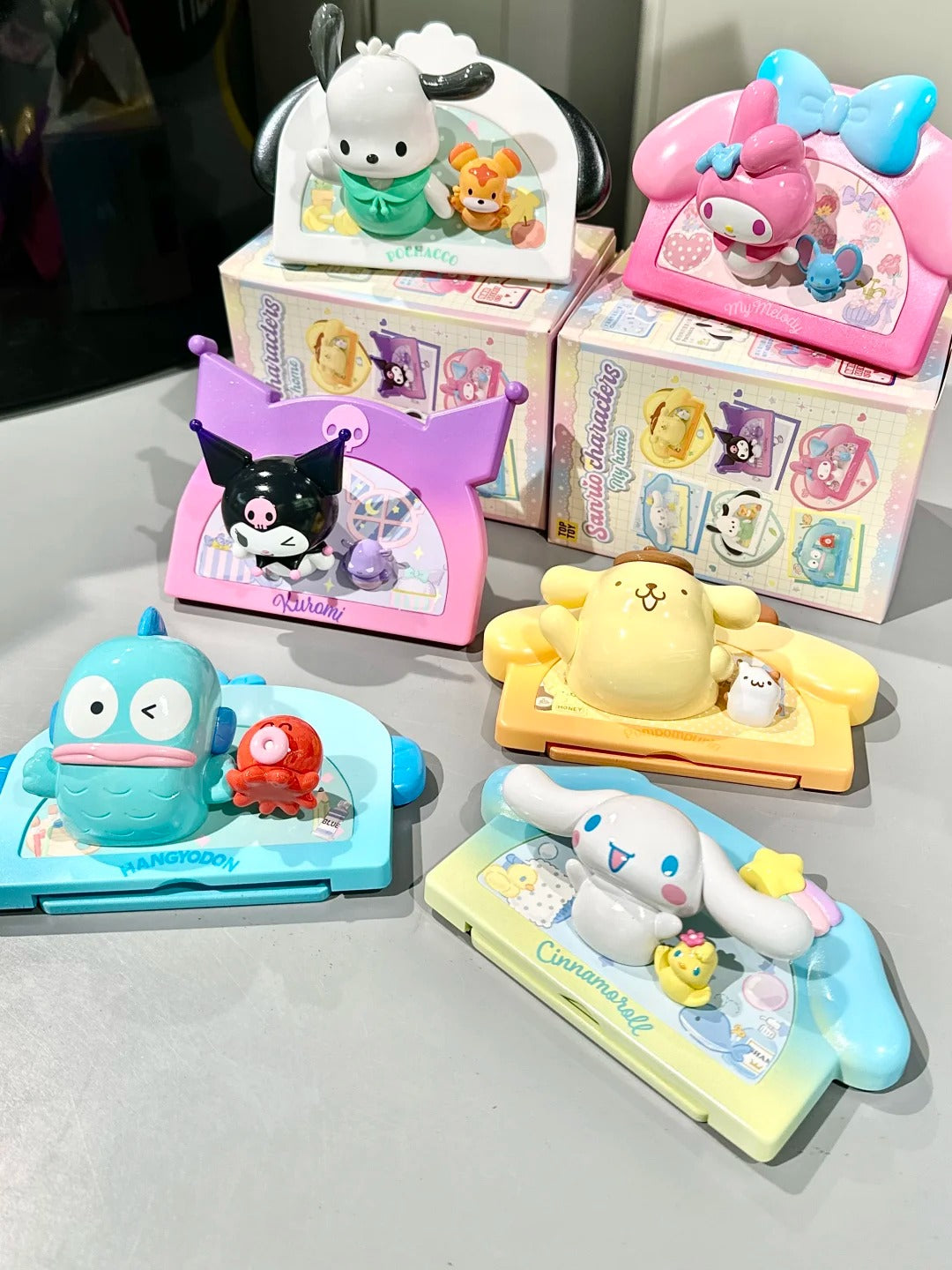 Sanrio My Home Fridge Magnets blind box