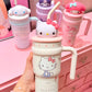 Sanrio Tumbler with Handle Stainless Steel Insulated Cup with Lid 700ml