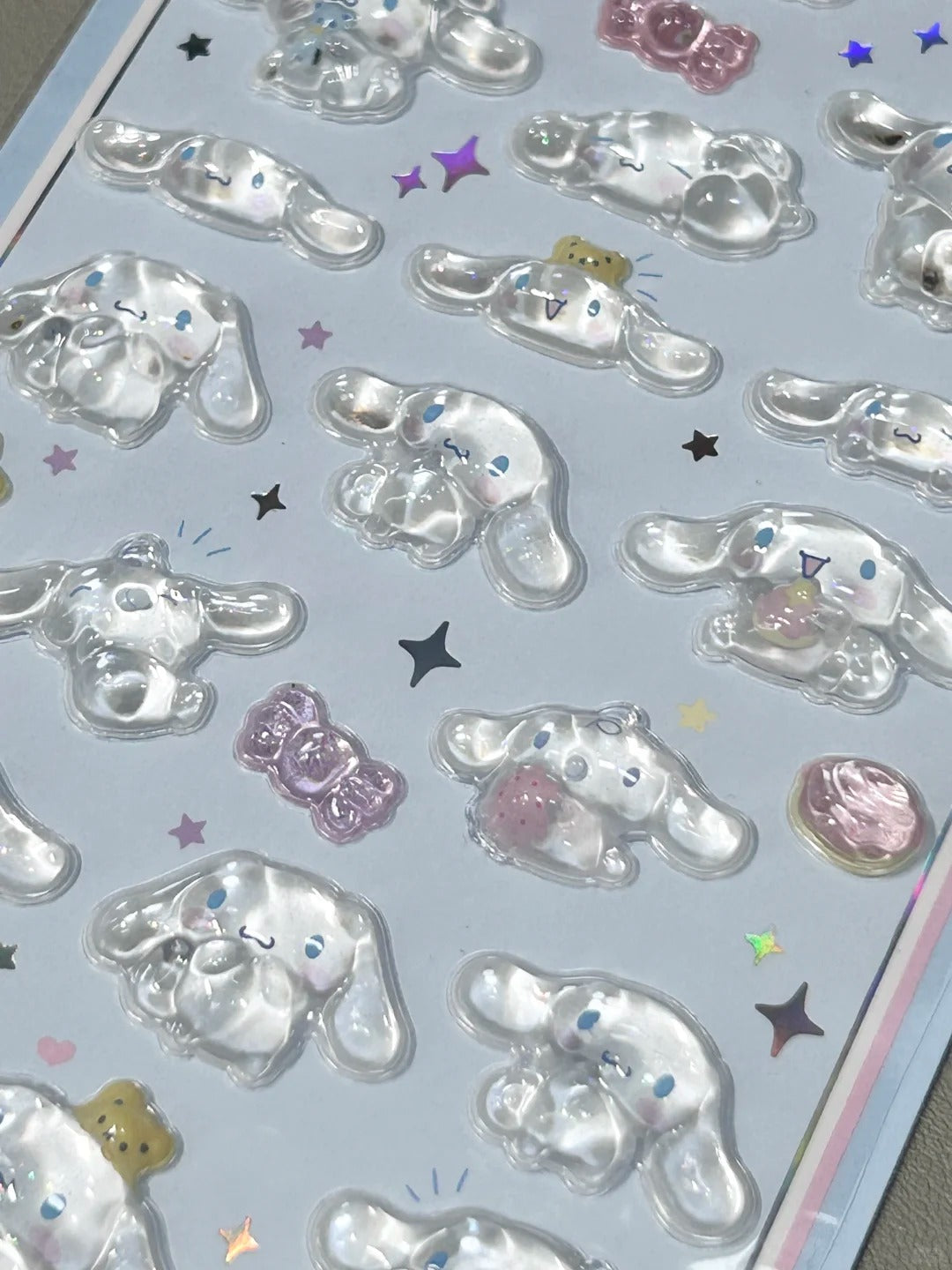 Sanrio Bonbon Drop Seal 3D Sticker Crystal 3D DIY Decoration Stickers