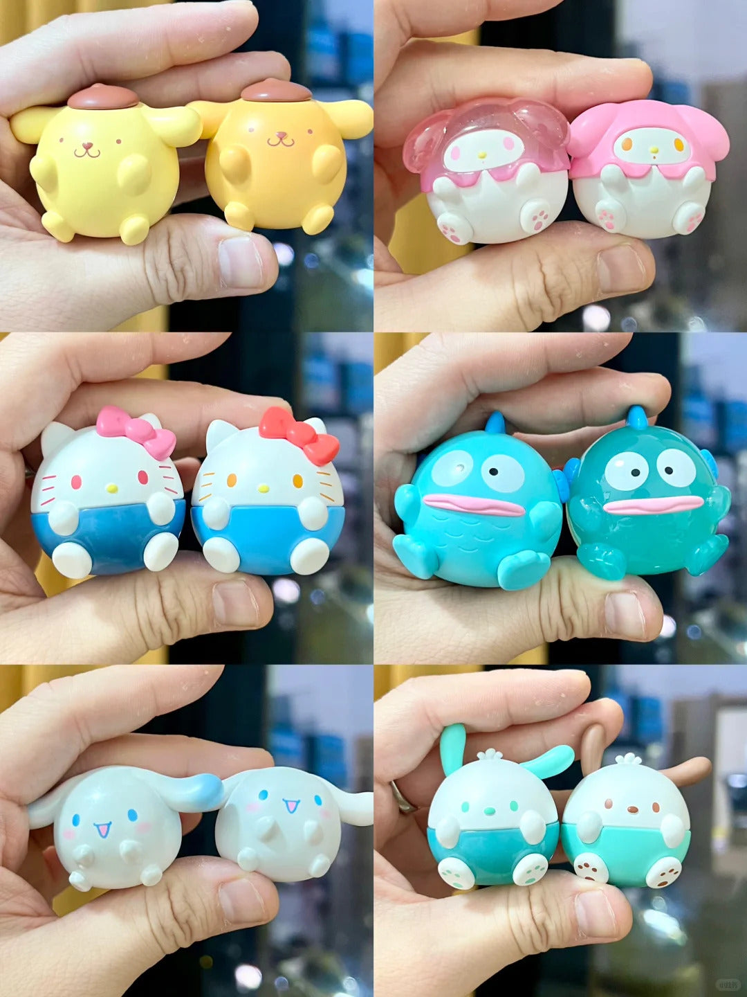 Sanrio Characters Roundy Mini Figures Blind Bags  (3 pcs in bag)
