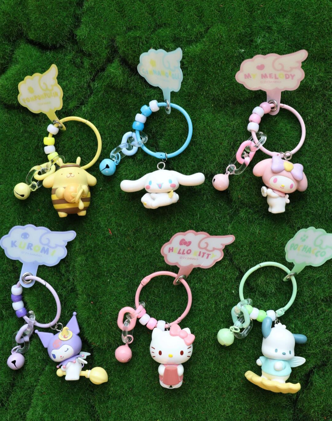 Sanrio Family natural elf series pendants phone chain