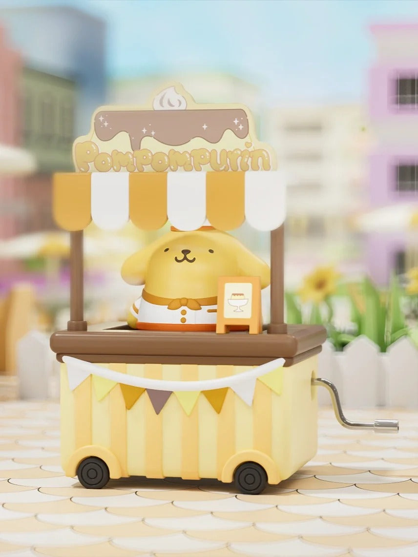 Sanrio Food Truck Hand Crank Music Box