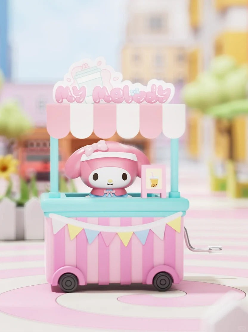 Sanrio Food Truck Hand Crank Music Box