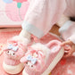 Sanrio Plush Fluffy Slippers House Slippers