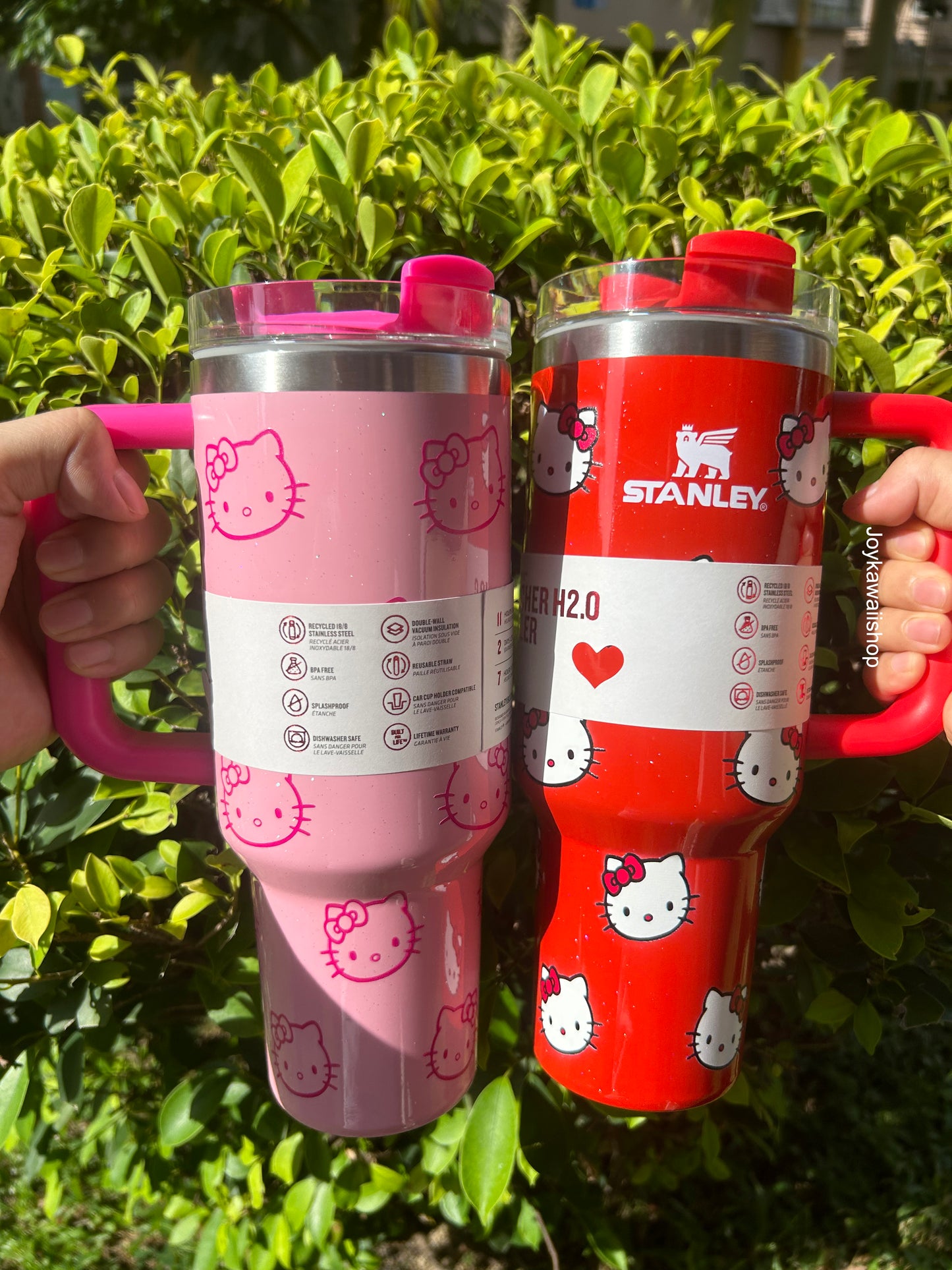 Hello Kitty In-Car Insulated Cup 1200 ml Tumbler with Handle