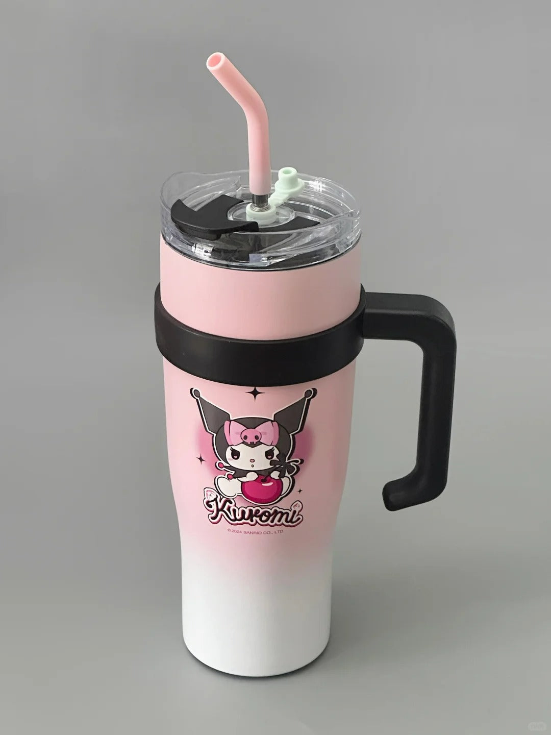 Kuromi Cherry Insulated Water Bottle  1200ml