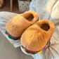 Kawaii Hamburger Fuzzy  Slippers Cute home Slippers