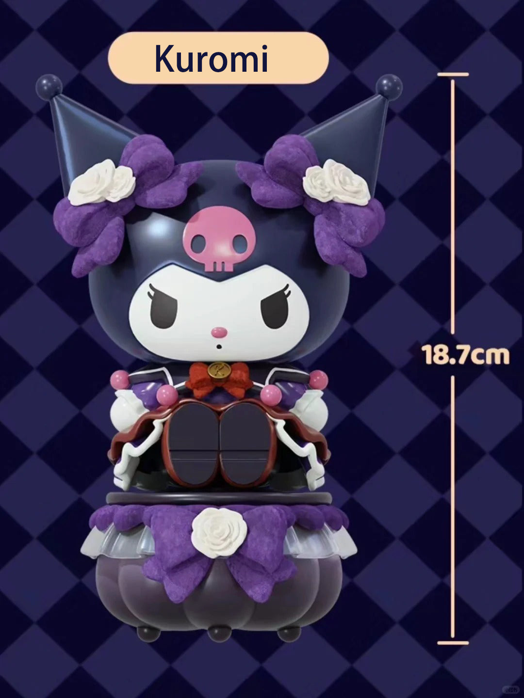 Kuromi and My melody Multiflora rose and Rose Figure