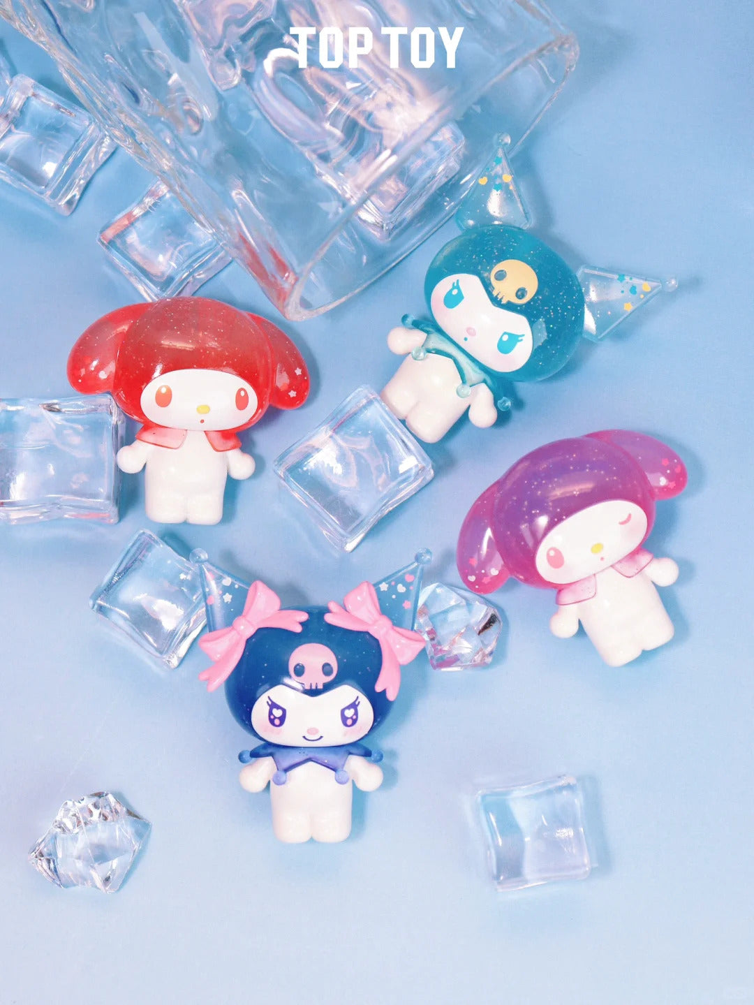 Kuromi and My melody Ramune Style mini figures Blind Bag (3 pcs in bag)