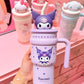 Sanrio Tumbler with Handle Stainless Steel Insulated Cup with Lid 700ml