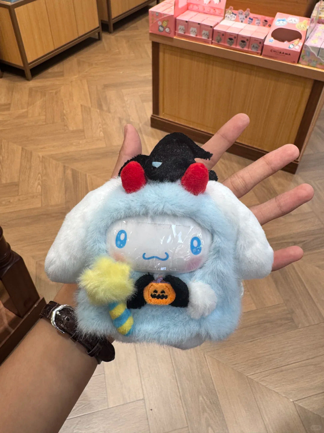 Sanrio Halloween themed Ghostie blind box Vinyl Plush Doll