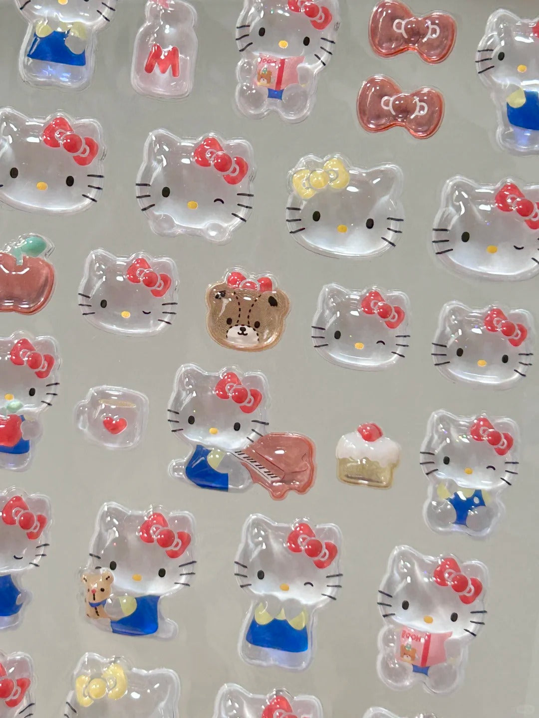 Sanrio Bonbon Drop Seal 3D Sticker Crystal 3D DIY Decoration Stickers