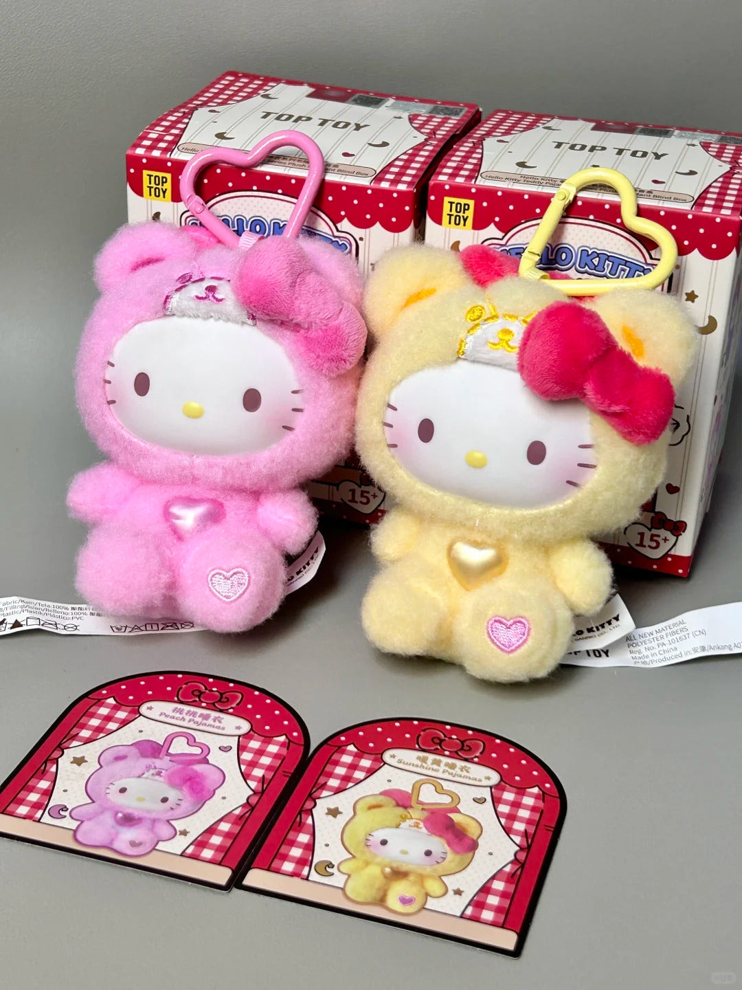 Hello Kitty Teddy Pajama Series Vinyl Plush Doll Blind Box