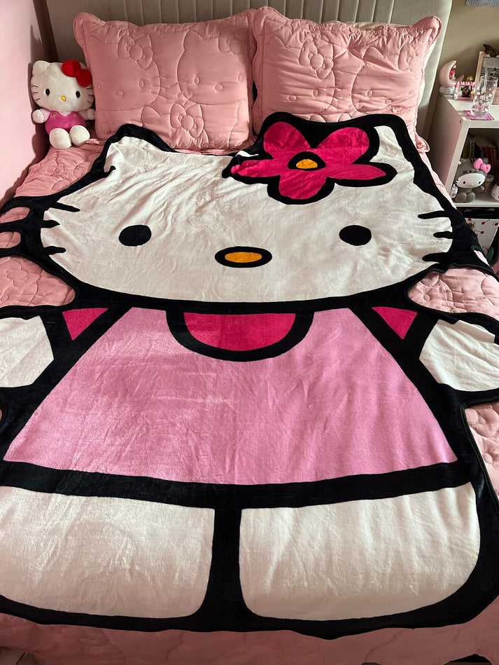 Hello Kitty Shaped Blanket My melody/ cinnamoroll Gift