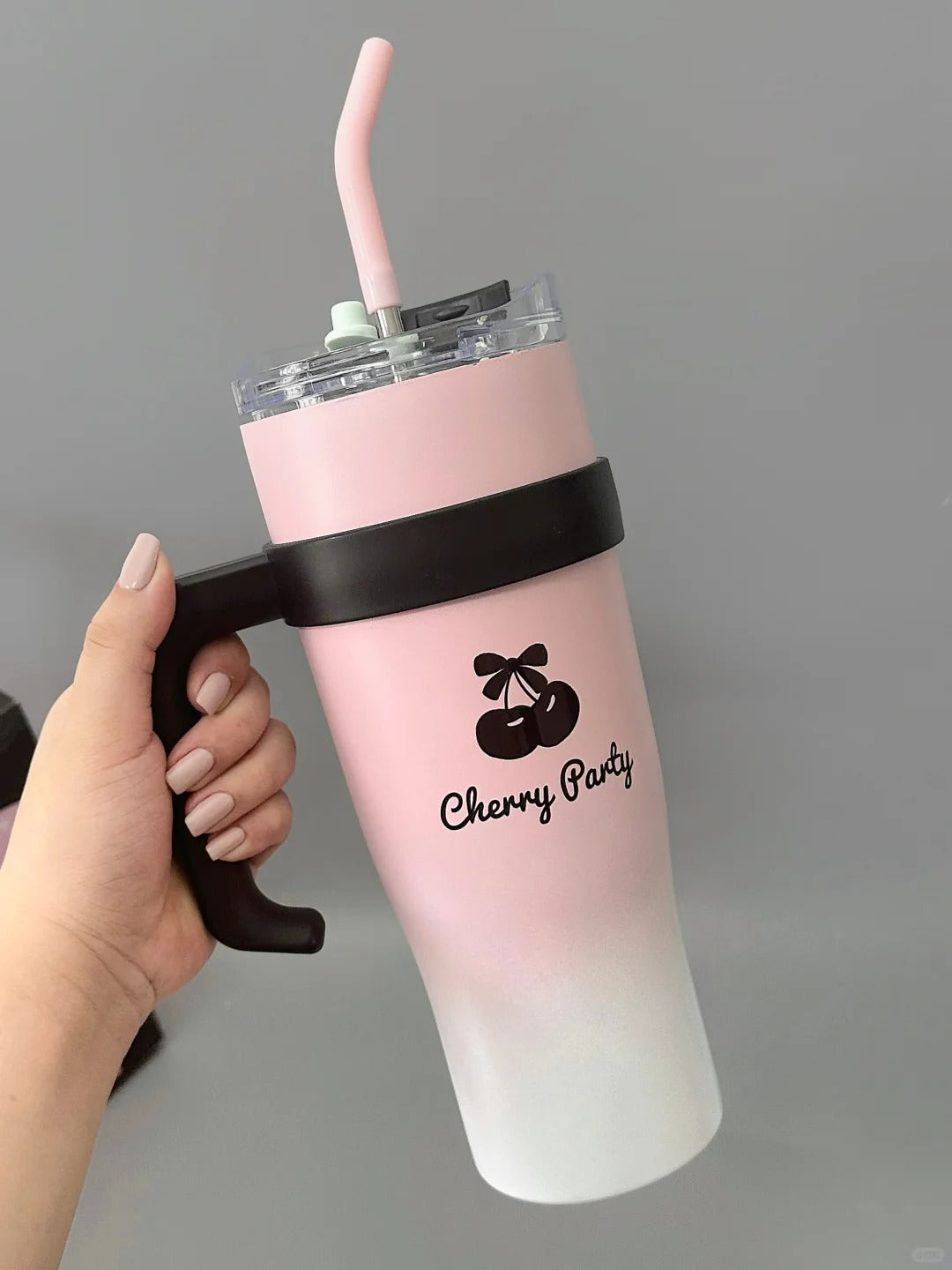 Kuromi Cherry Insulated Water Bottle  1200ml